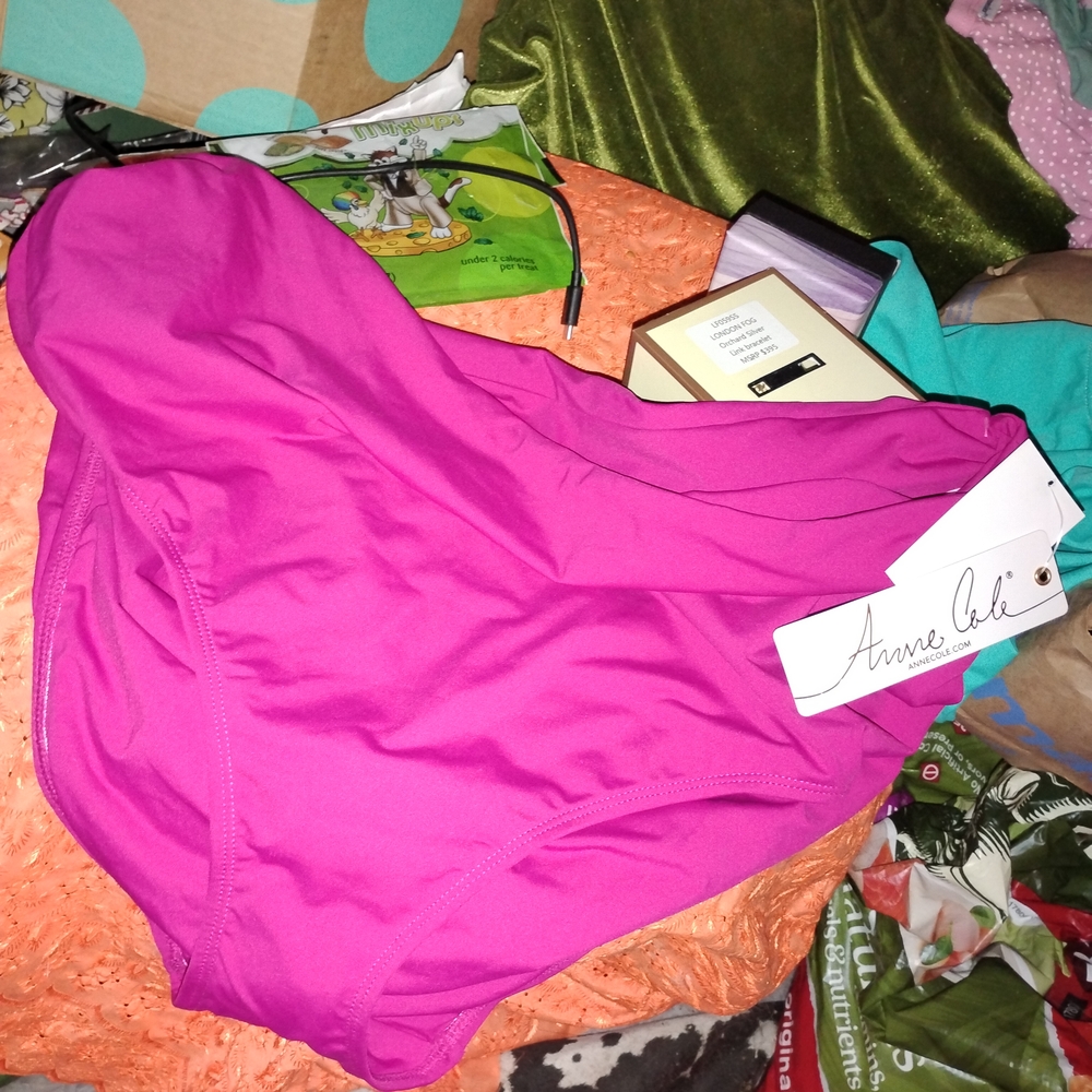 Anne Cole Pink Swimsuit Bottom